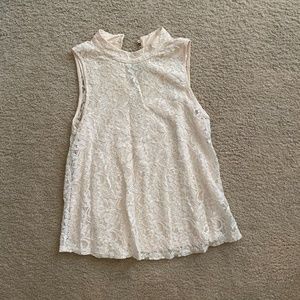 Lace Sleeveless Top
